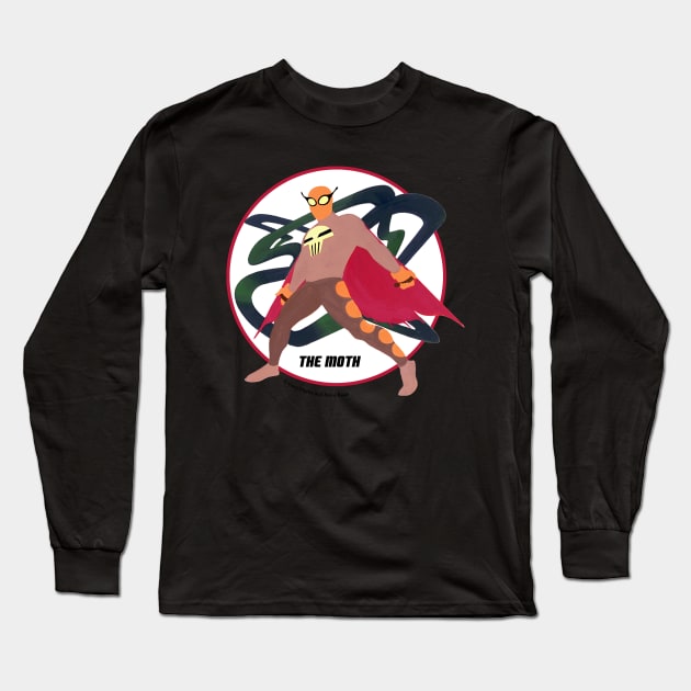 Moth Promo Long Sleeve T-Shirt by Steve Rude the Dude